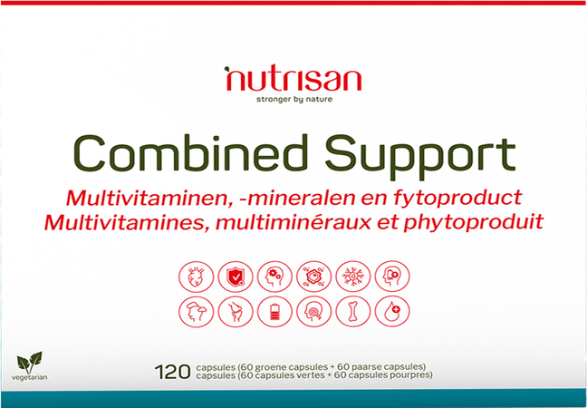 Combined Support V-caps 60 + V-caps 60 Nutrisan 3