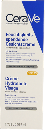 Cerave Creme Hydraterend Gezicht Ip25 52ml 2