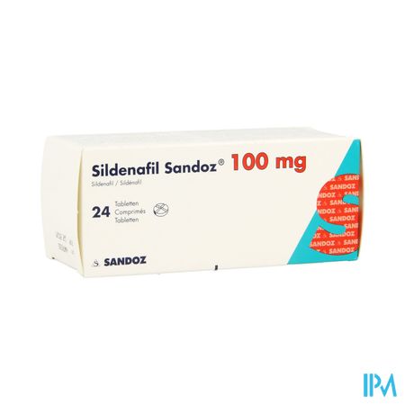 Sildenafil Sandoz 100mg Pi Pharma Comp 24 Pip