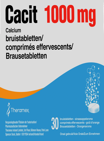 Cacit 1000 Bruistabletten Tube 30x1000mg 1