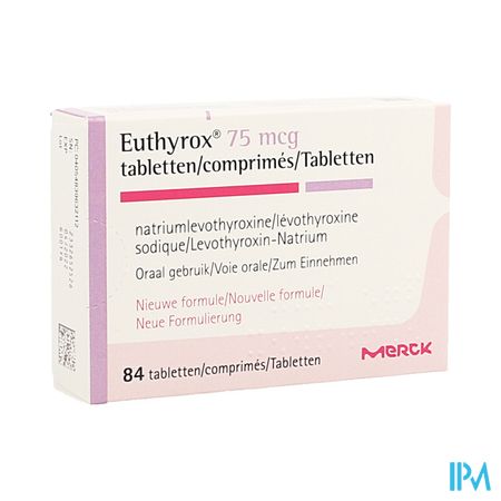 Euthyrox 75mcg Comp 84 Nf