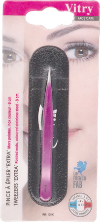 Vitry Pince Epil Extra Couleur Mors Pointus 25
