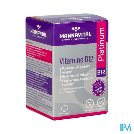 Mannavital Vitamine B12 Platinum V-comp 60 Nf