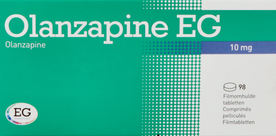 Olanzapine Eg Filmomh Tabl 98 X 10,0mg Pip 2