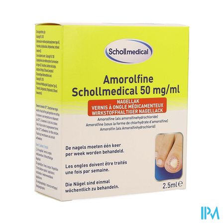 Scholl Amorolfine Vao 50mg/ml 2,5ml