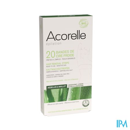 Acorelle Bandes Depilatoires Aisselle Maillot 2x10