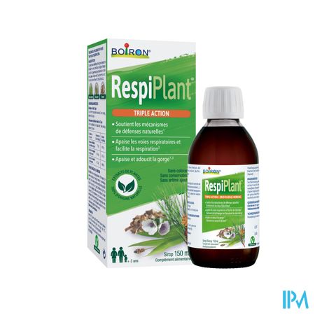 Respiplant Sirop Nez&gorge Defens.nat.150ml Boiron