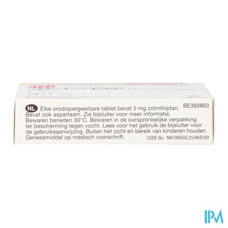 Zolmitriptan Odis Viatris 5mg Orodisp.tabl 12 5