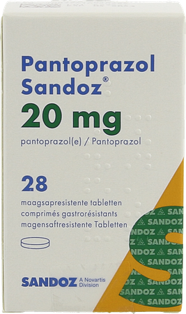 Pantoprazol 20mg Sandoz Gastro Resist.comp 28 Hdpe 2