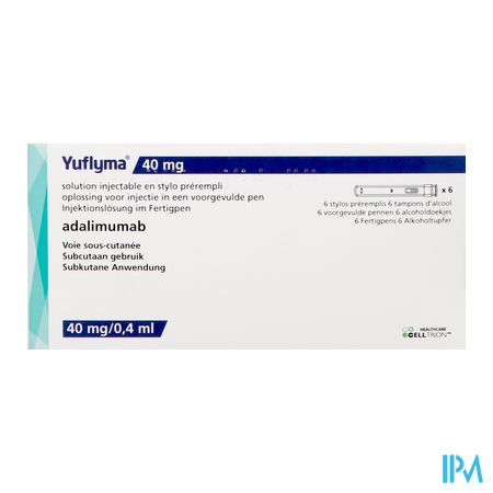 Yuflyma 40mg Orifarm Stylo Prerempli 6+6 Ling. Alc 2