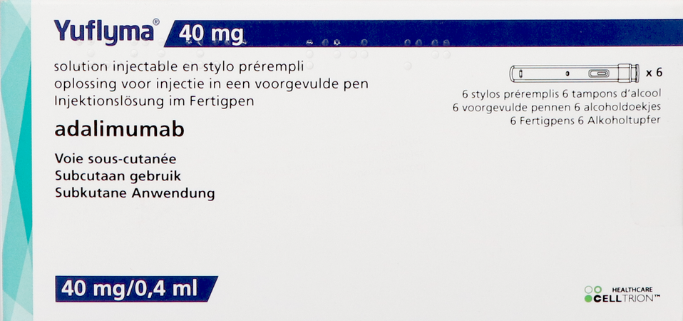 Yuflyma 40mg Orifarm Stylo Prerempli 6+6 Ling. Alc 2