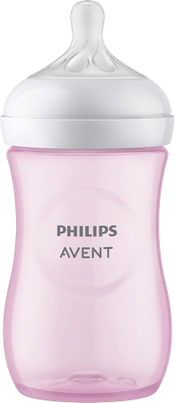 Philips Avent Natural 3.0 Zuigfles Roze 260ml 7