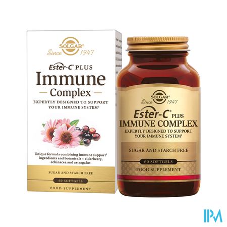 Solgar Ester-c Immune Complex Softgels 60 2