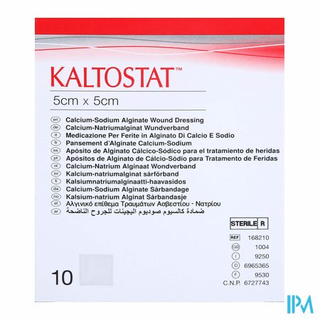 Kaltostat Verb 5,0x 5,0cm Ster 10s 2