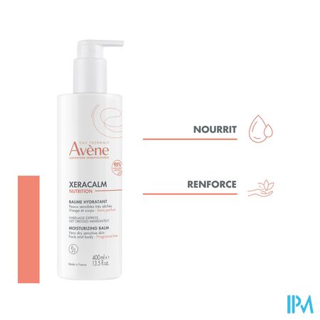 Avene Xeracalm Nutrition Hydraterende Balsem 400ml 11