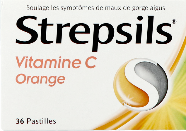 Strepsils Vitamine C Sinaasappel Past 36 3