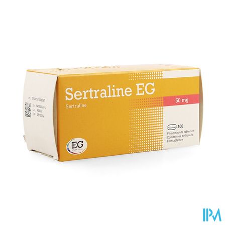 Sertraline EG  50Mg Tabl 100X50 Mg