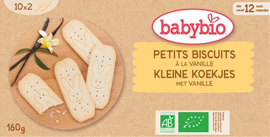 Babybio Babykoekjes Vanille +12m 160g 2