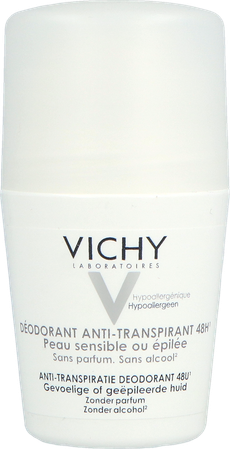 Vichy Deo Gev. H-geepileerd Roller 48u 50ml 3