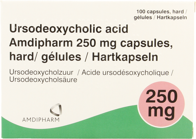 Ursodeoxycholic Acid 250mg Caps Hard 100 1