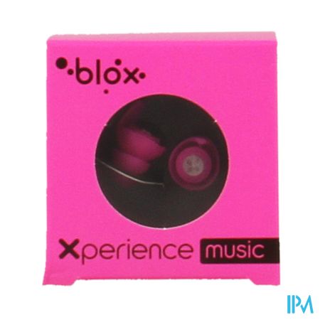 Blox Music Bouchons Oreille Rose Fluo 1 Paire