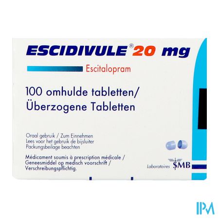Escidivule 20mg Comp Omhulde 100 4