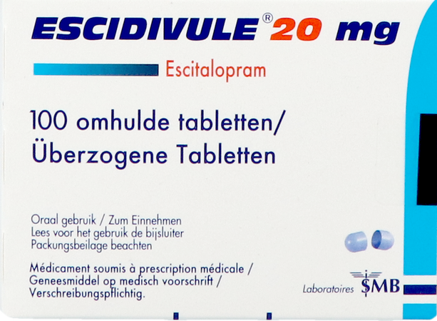 Escidivule 20mg Comp Omhulde 100 7