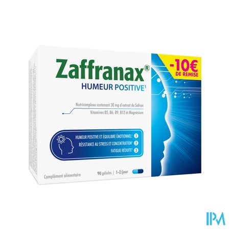 Zaffranax Caps 90 Nf Promo -10€