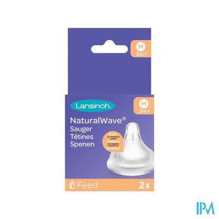 Lansinoh Natural Wave Tetine Medium 2