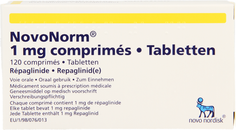 Novonorm Comp 120 X 1,00mg 2