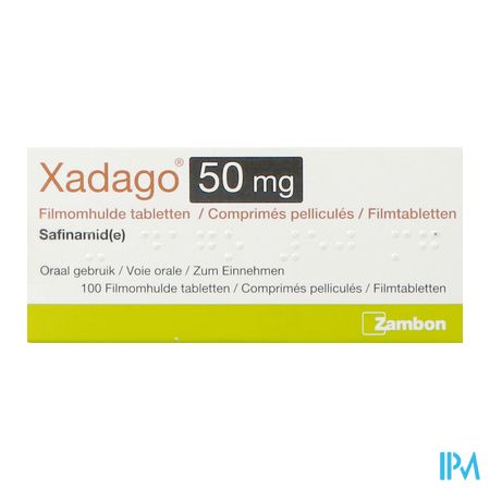 Xadago 50mg Filmomh Tabl 100 X 50mg 2