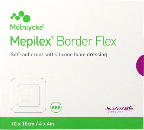 Mepilex Border Flex Verb 10x10cm 5 595350 3