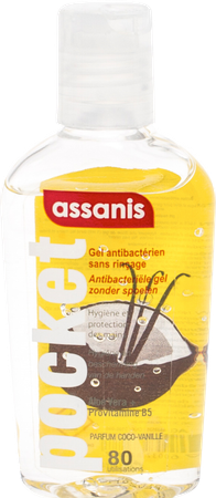 Assanis Gel Mains Exotic Coco-vanille 80ml 1