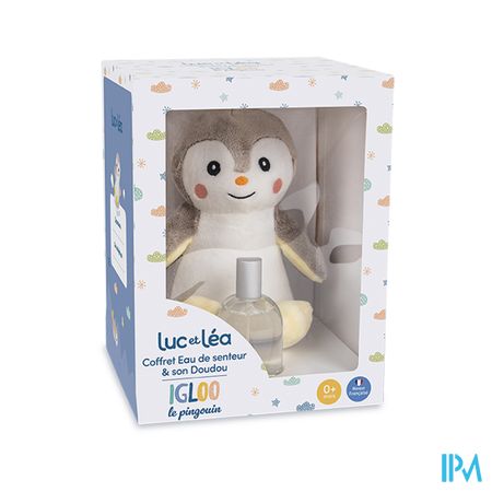 Luc&lea Koffertje Knuffel Pinguin + Parfum