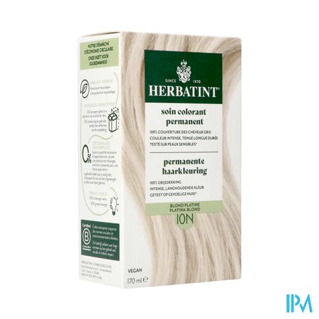 Herbatint 10n Platinablond 170ml