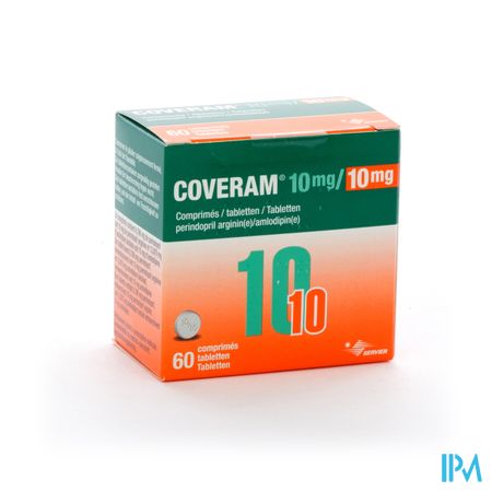 Coveram 10mg/10mg Comp 60