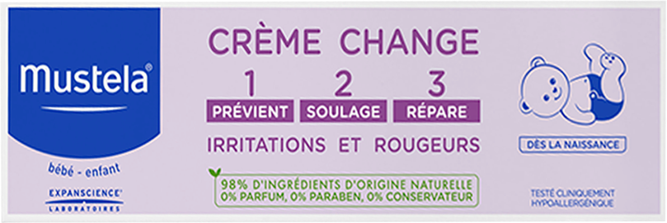 Mustela Bb Creme Luierwissel 1-2-3 50g 1
