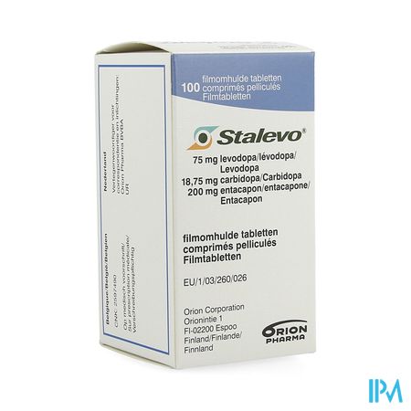 Stalevo 75mg/18,75mg/200mg Filmomh Tabl 100