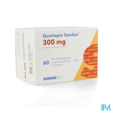 Quetiapin Sandoz Filmomh Tabl 60 X 300mg