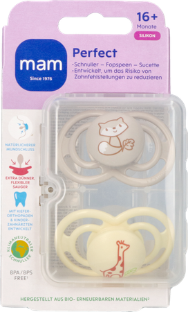 Mam Perfect Sucette Silicone Pure 16m+ Uni 2 2