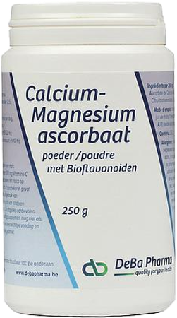 Ca mg Ascorbate+bioflavon. 250g Deba 2