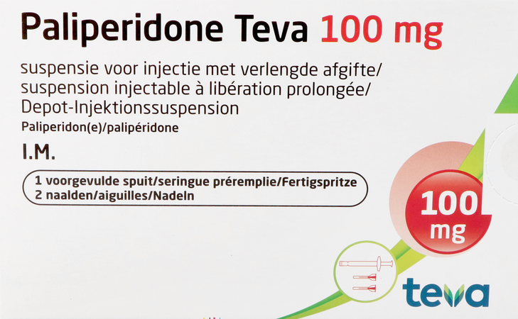 Paliperidone Teva100mg Susp Inj Verl.afg.voorg.sp1 1