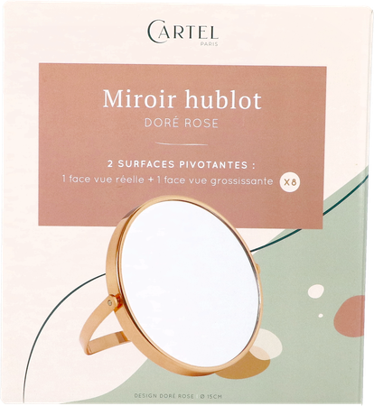 Cartel Miroir Hublot Or Rose X8 Asie 15cm 1