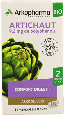 Arkogelules Artichaut Bio Caps 130 2