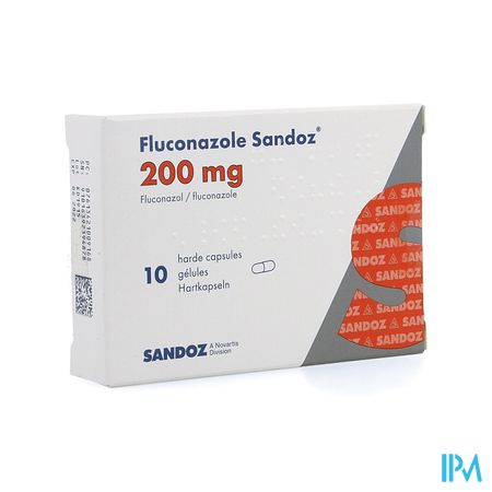 Fluconazole Sandoz Caps 10 X 200mg