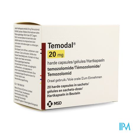 Temodal 20 Gell 20mg