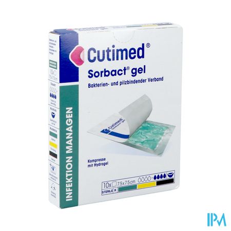 Cutimed Sorbact Hydro Gel 7,5cmx7,5cm 10