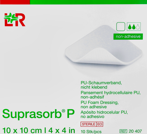 Suprasorb P Schuimverb Pu N/adh Wcl 10,0x10,0cm 10 1