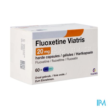 Fluoxetine Viatris 20mg Caps 60