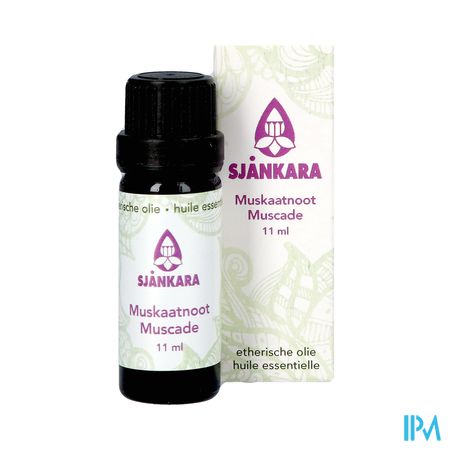 Sjankara Muskaatnoot Etherisch Olie 11ml 2